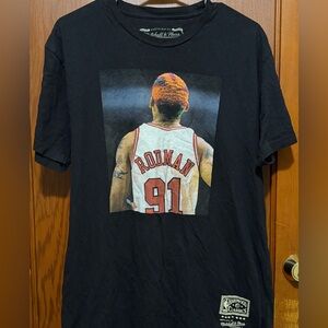 Mitchell & Ness Navy Hardwood Classics Tee